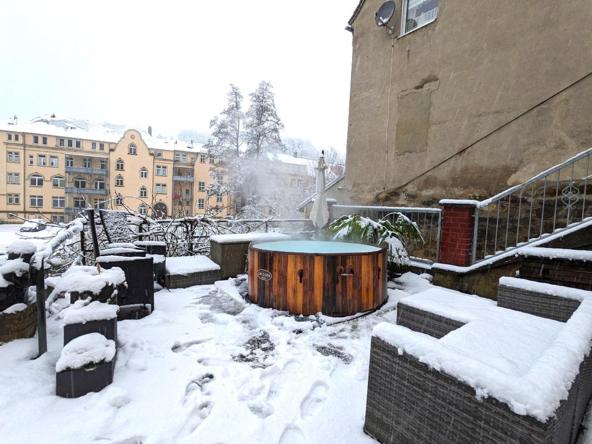 Apartmán Uo2 - Urlaubsmagie - Garten, Whirlpool, Sauna Sebnitz Exteriér fotografie